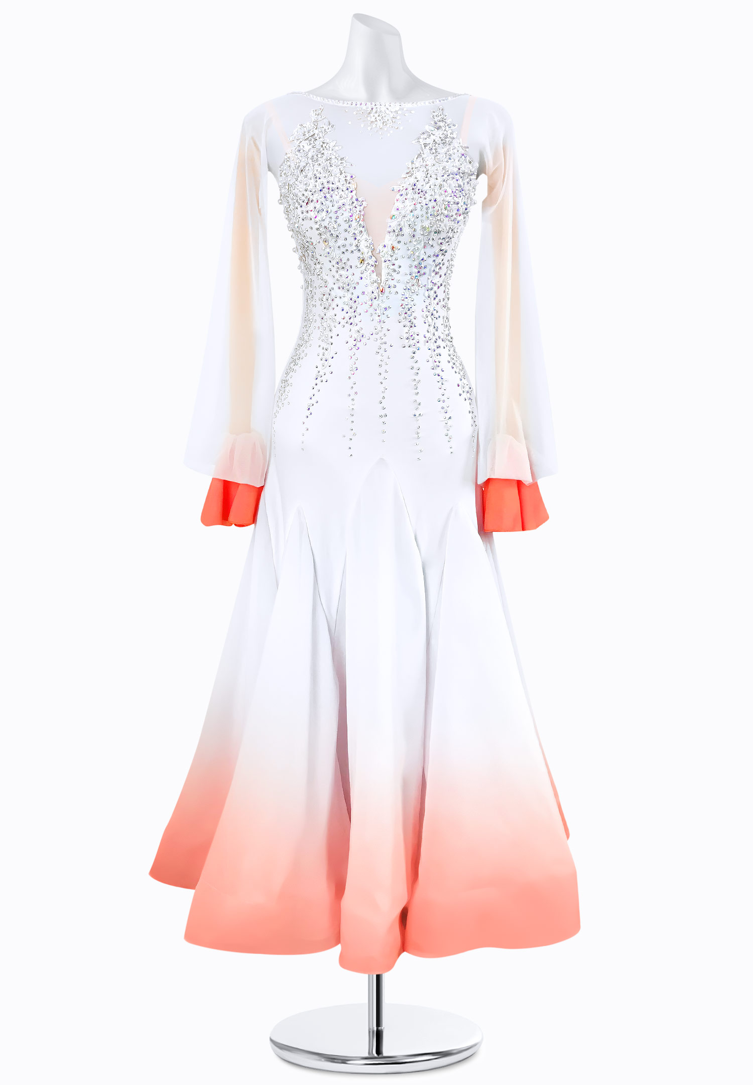 Peach Glow Ballroom Gown BS-B250166