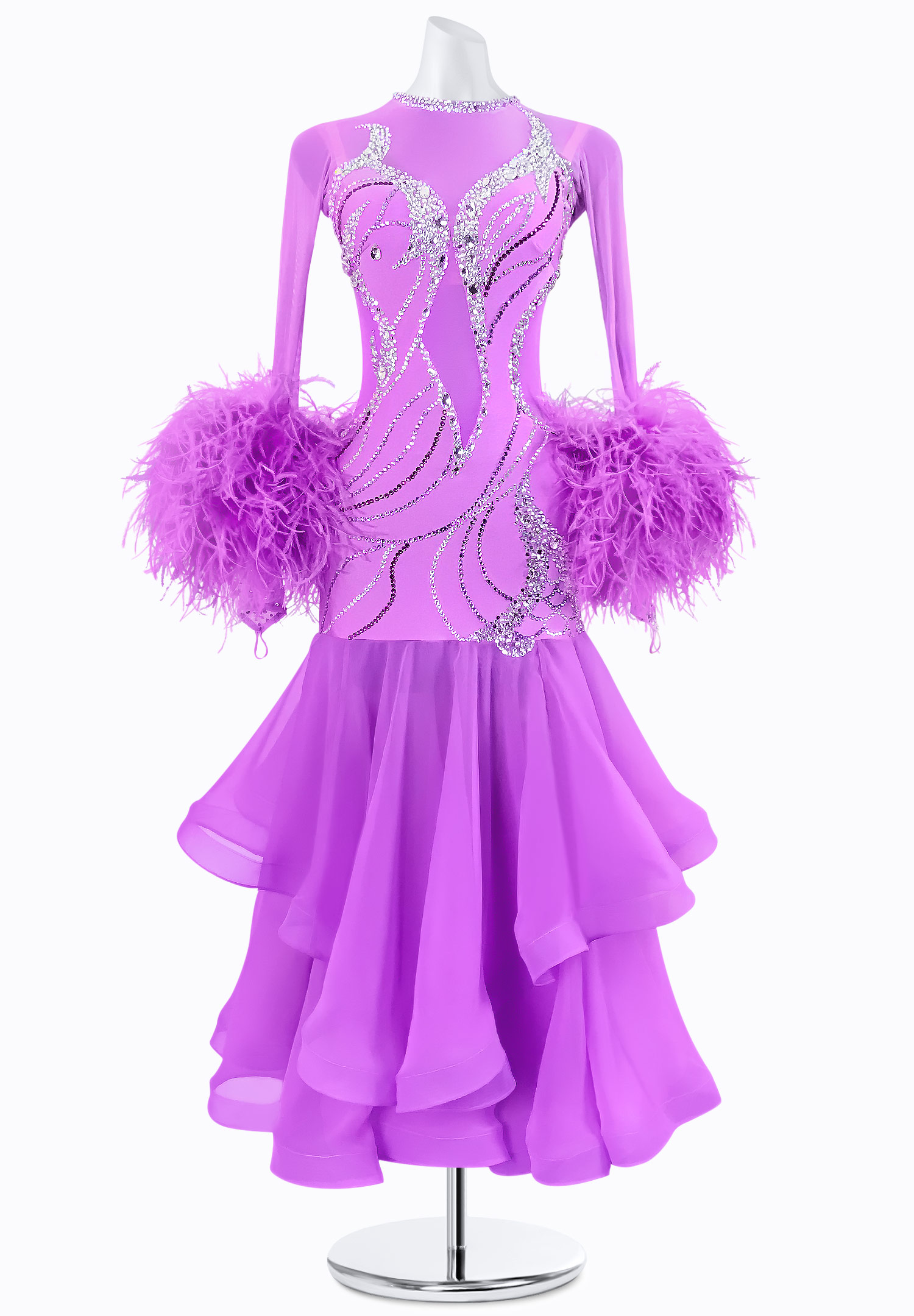 Lilac Flight Ballroom Gown BS-B250171