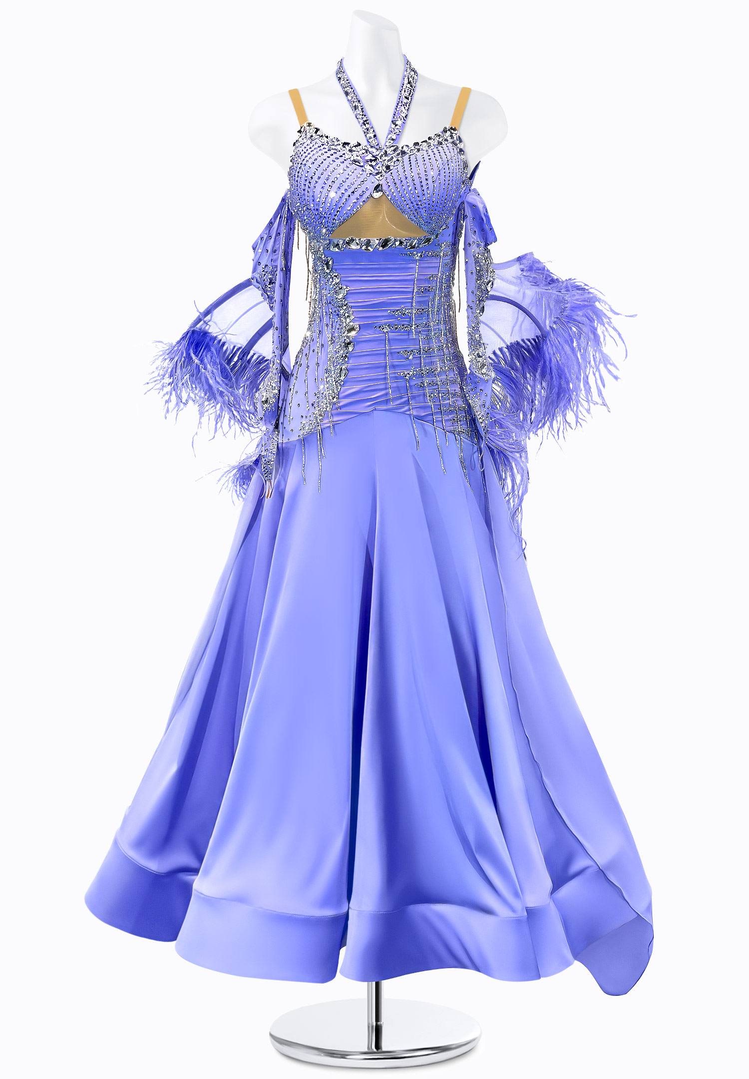 Dazzling Pleats Ballroom Gown PR-B240023