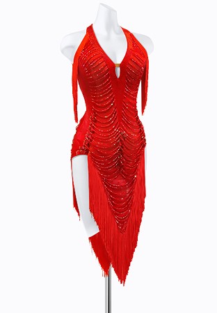Beaded Phoenix Latin Dress PR-L225174