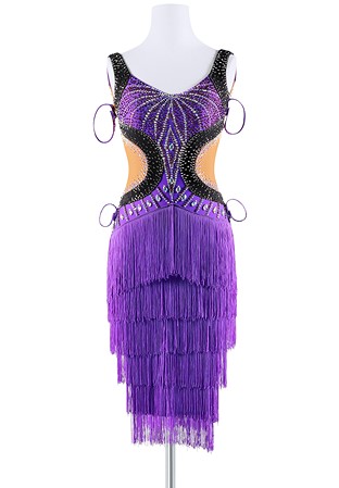 Bella Fringe Latin Dress NZR23214