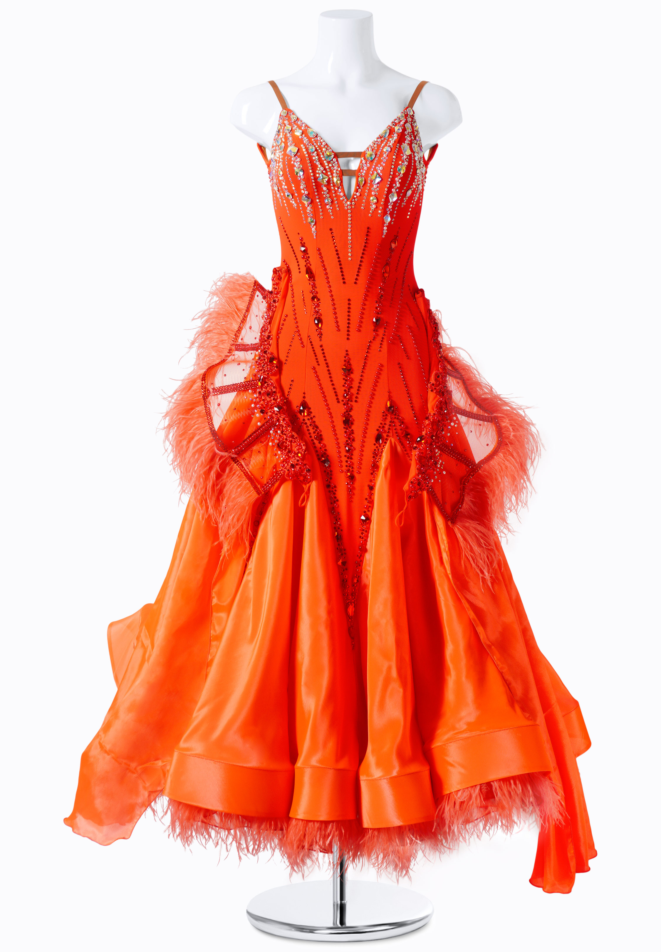 Blazing Fire Ballroom Costume MF-B0119