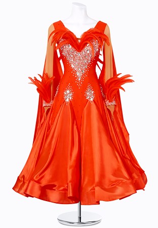 Blazing Heart Ballroom Gown MF-B0334