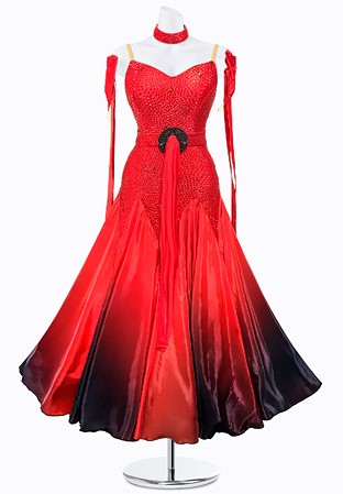 Blazing Ombre Ballroom Gown JT-B3686