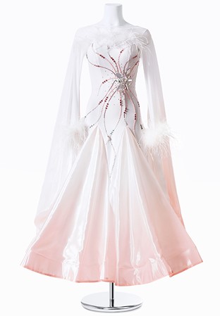 Blushing Cloud Ballroom Gown MFB0172