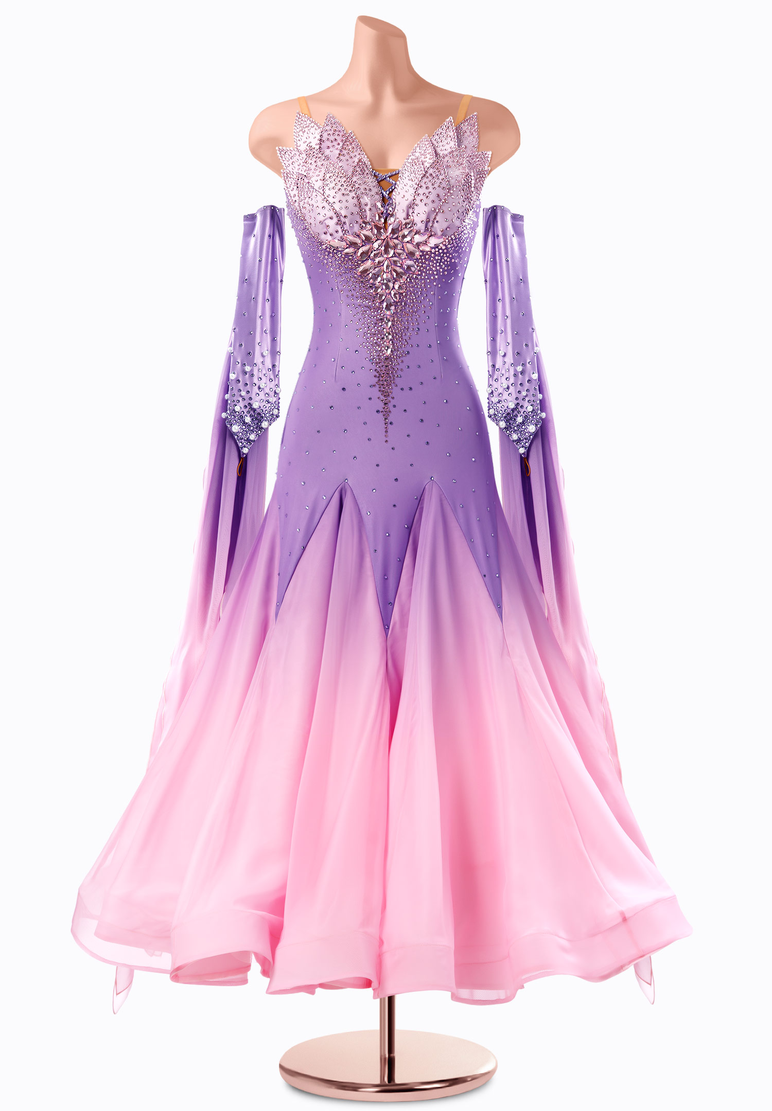 Blushing Crystal Ballroom Gown TID-BM1272