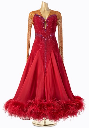 Blushing Crystal Ballroom Gown PCWB18024A
