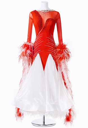 Blushing Heart Ballroom Gown MFB0208