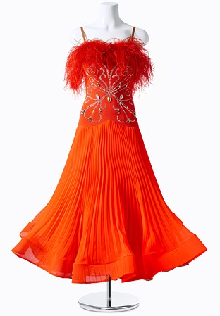 Boundless Sunray Pleat Ballroom Dress MFB0033