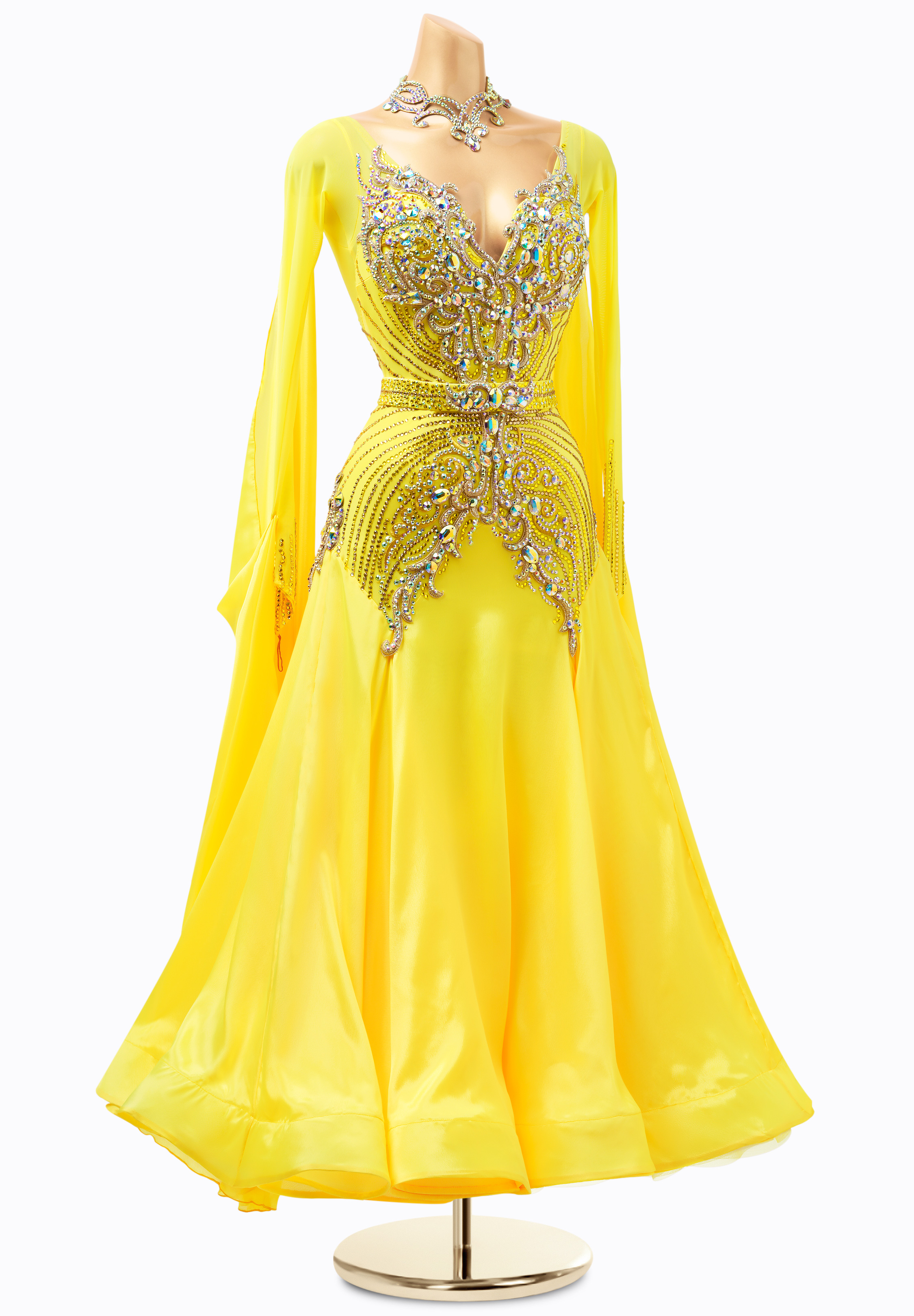 Brilliant Blaze Ballroom Gown AD-B2928