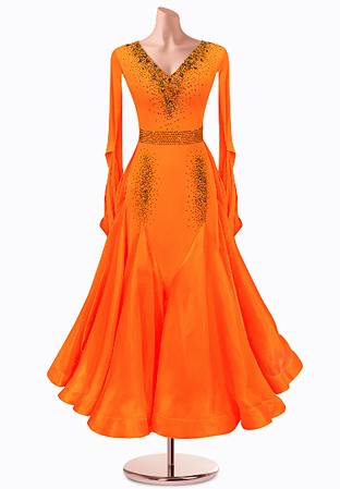 Burned Bronze Ballroom Gown AM-B3464