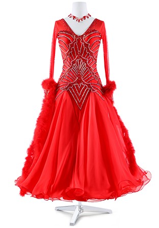 Burning Heart Ballroom Gown BA-VSB027