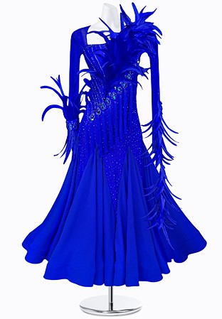 Cascade Tassel Ballroom Gown AMB3037-A