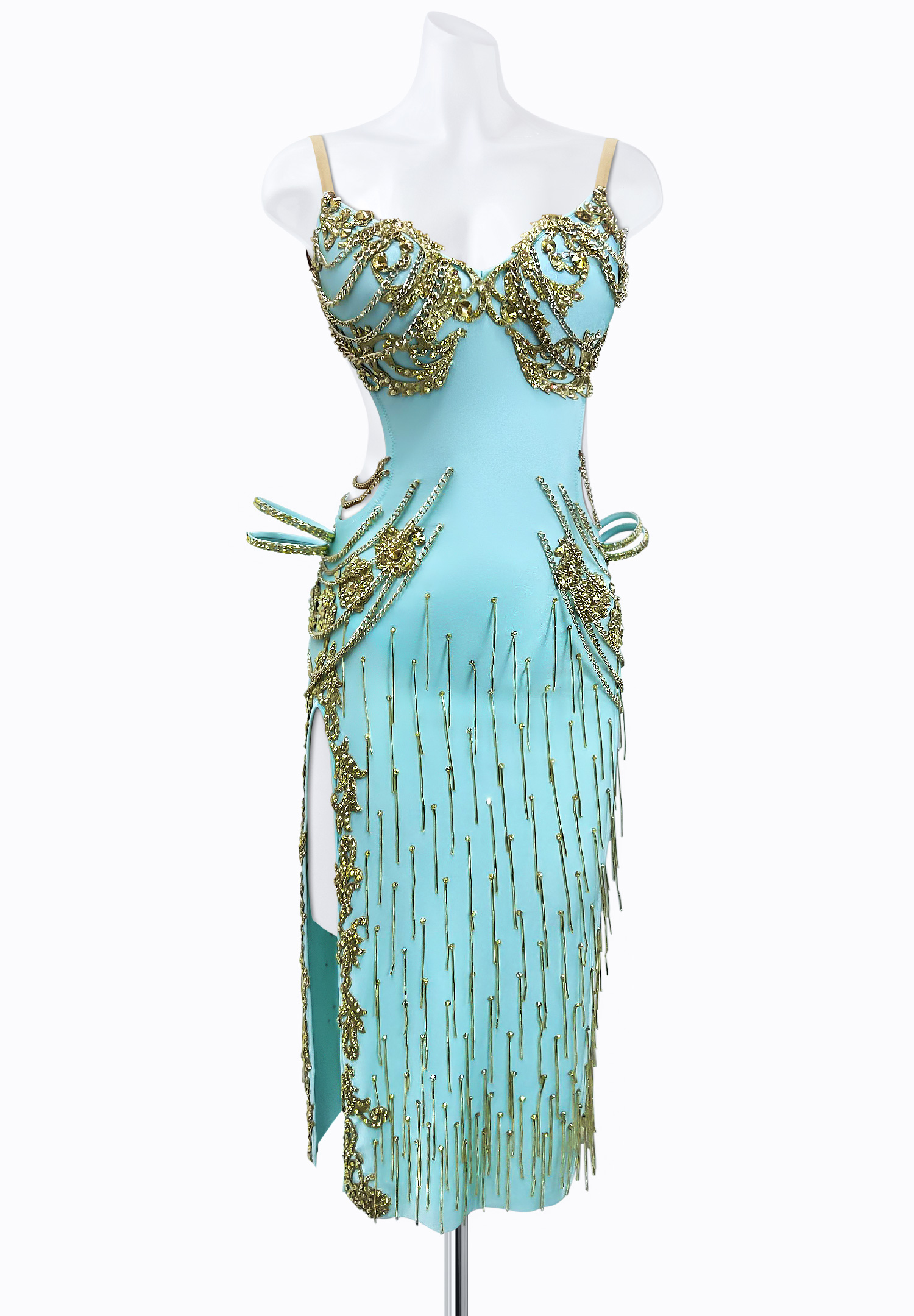 Celestial Chain Latin Dress AM-L3666