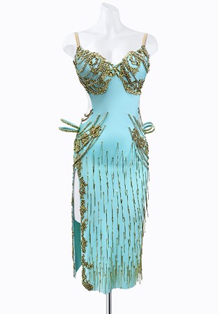 Celestial Chain Latin Dress AM-L3666