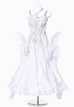 Celestial Feather Ballroom Gown MF-B0258