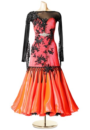 Charmed Embroidery Crystal Ballroom Costume PCWB19119
