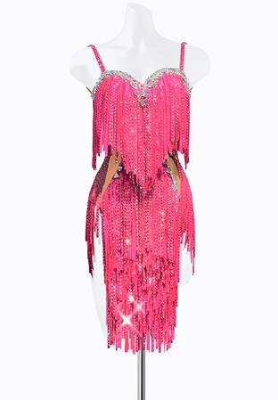 Charming Fringe Latin Dress PR-L215037