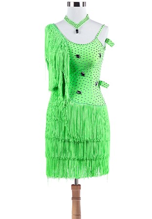 Charming Fringe Latin Rhythm Dance Competition Dress VN-L5252