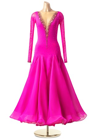 Charming Sweetheart Ballroom Compeition Dress PCWB19012-1