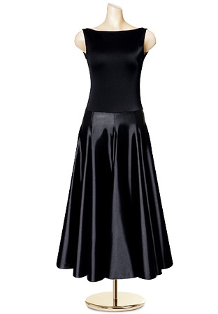 Classic Boat Neck Sleeveless Little Black Dress PCED19062