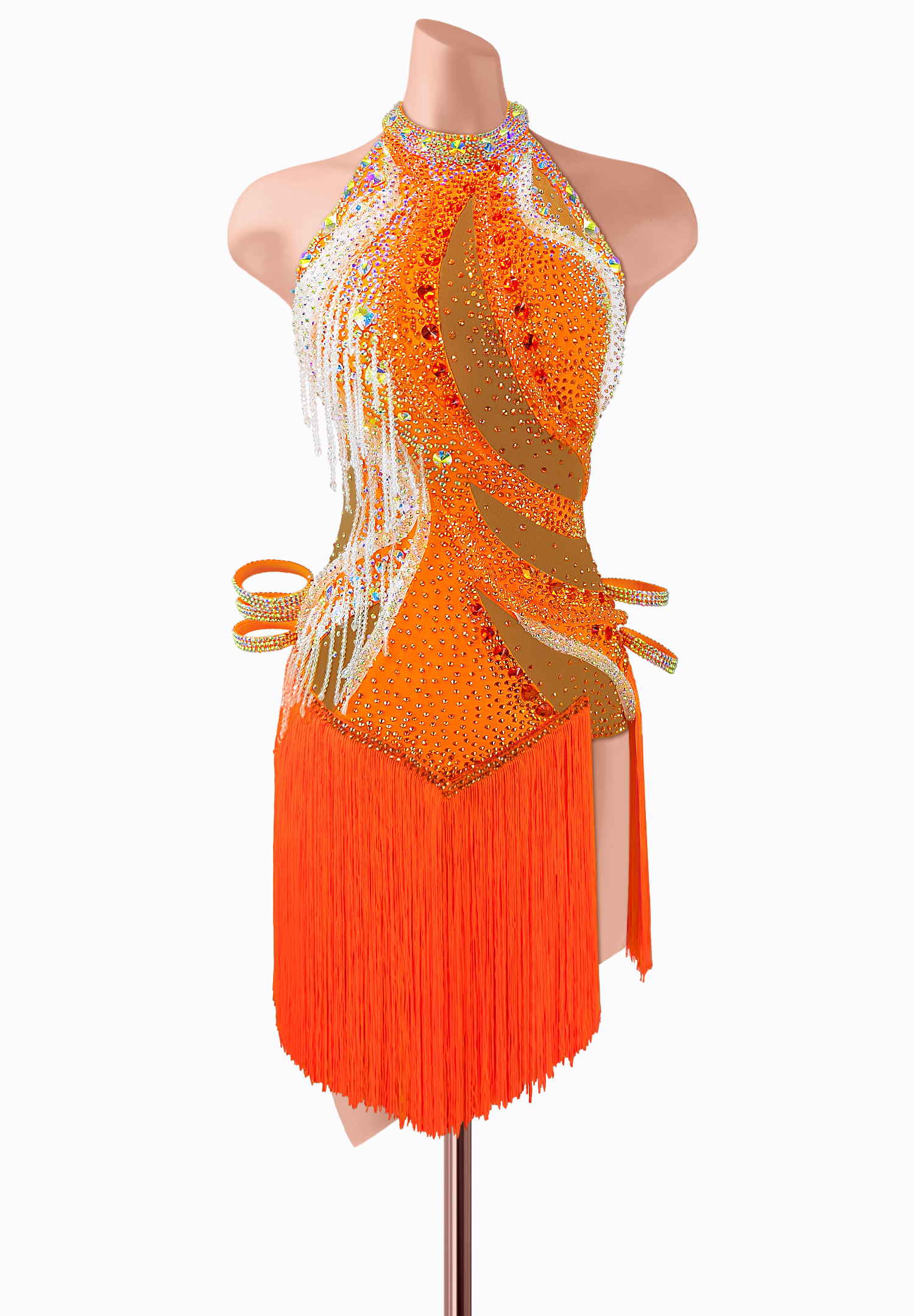 Cosmic Sunset Latin Dress AM-L3782