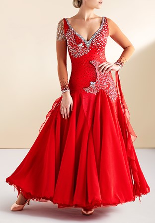 Crystal Bloom Ballroom Smooth Dress BBP-006