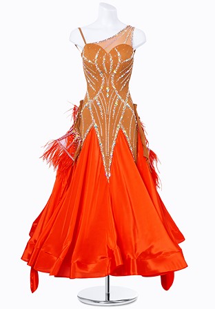 Crystal Flame Ballroom Gown MF-B0286