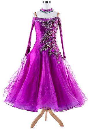 Crystal Fusion Applique Ballroom Gown A5370