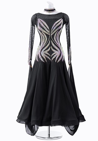Crystal Illusion Ballroom Gown JT-B3794A