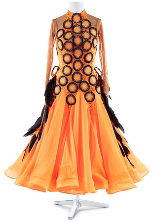 Crystal Loops Dazzling Ballroom Dress A5401