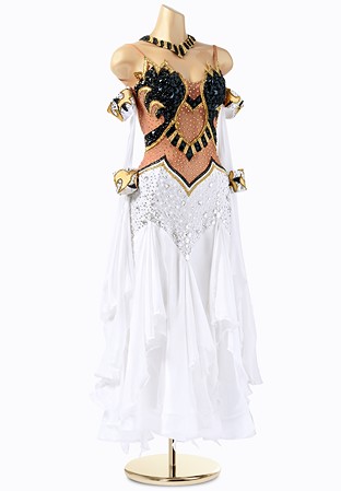 Crystal Pearl Ballroom Gown ADS2926