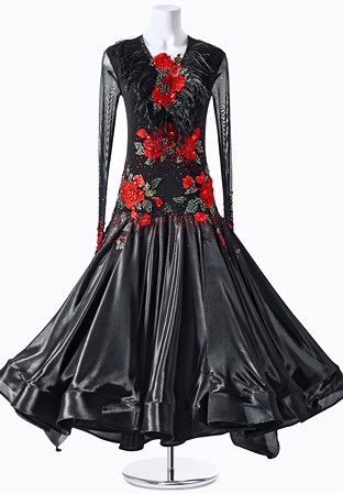 Crystal Peony Ballroom Smooth Dress MFB0047