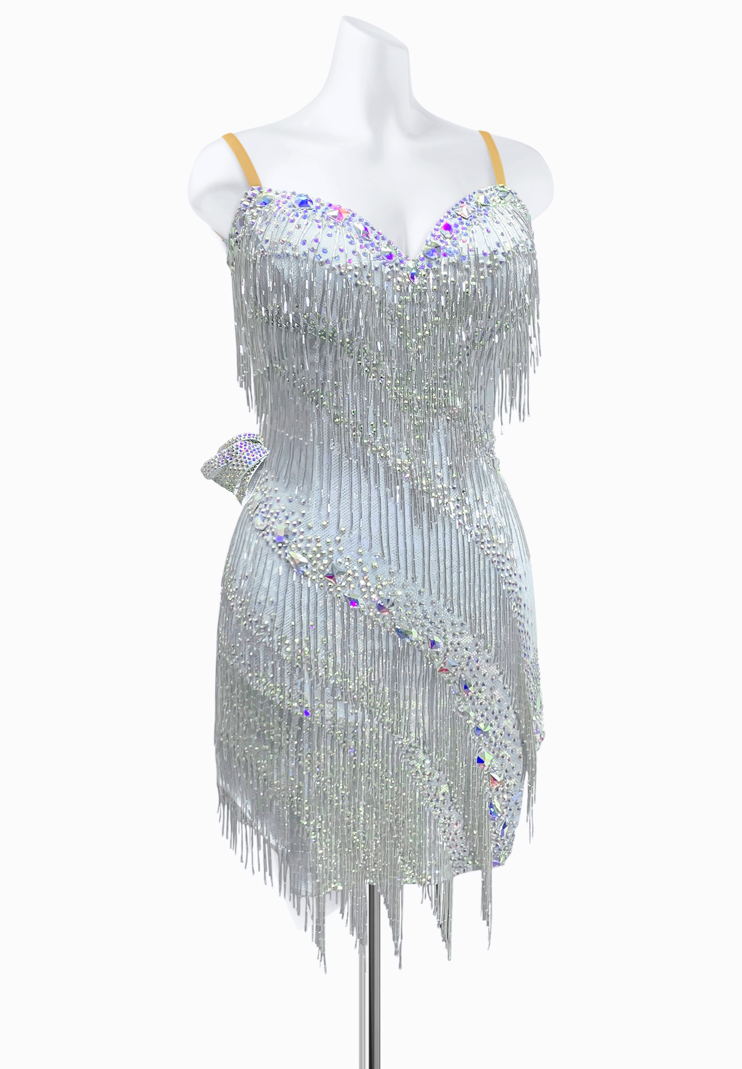 Silver Metallic Dot_
