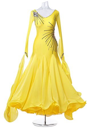 Crystal Rocks Flared Dance Dress MQ-B280