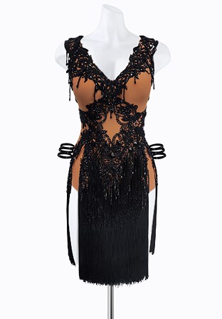 Crystal Widow Latin Dress AM-L3679