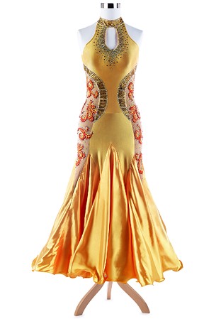 Crystallized Oriental Charm Smooth Dance Dress A5361