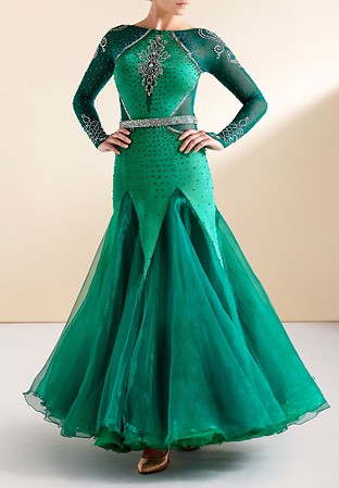 Crystallized Passion Ballroom Dance Costume BMD-001-1