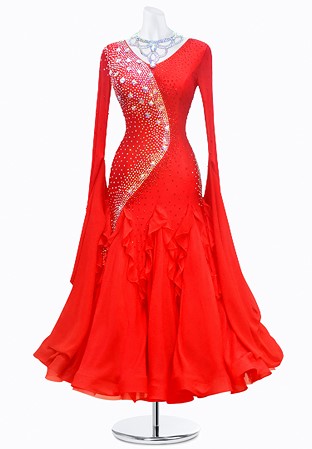 Cupid Frill Ballroom Gown JT-B3841