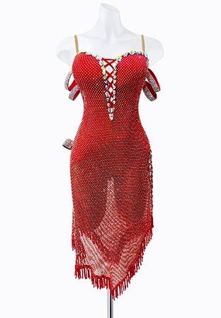 Cupid Mesh Latin Dress AML3668