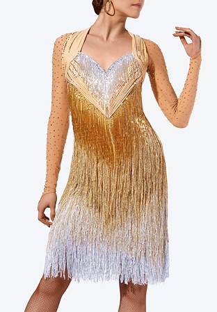 Oscar Fringe Latin Dress DSI-L24005