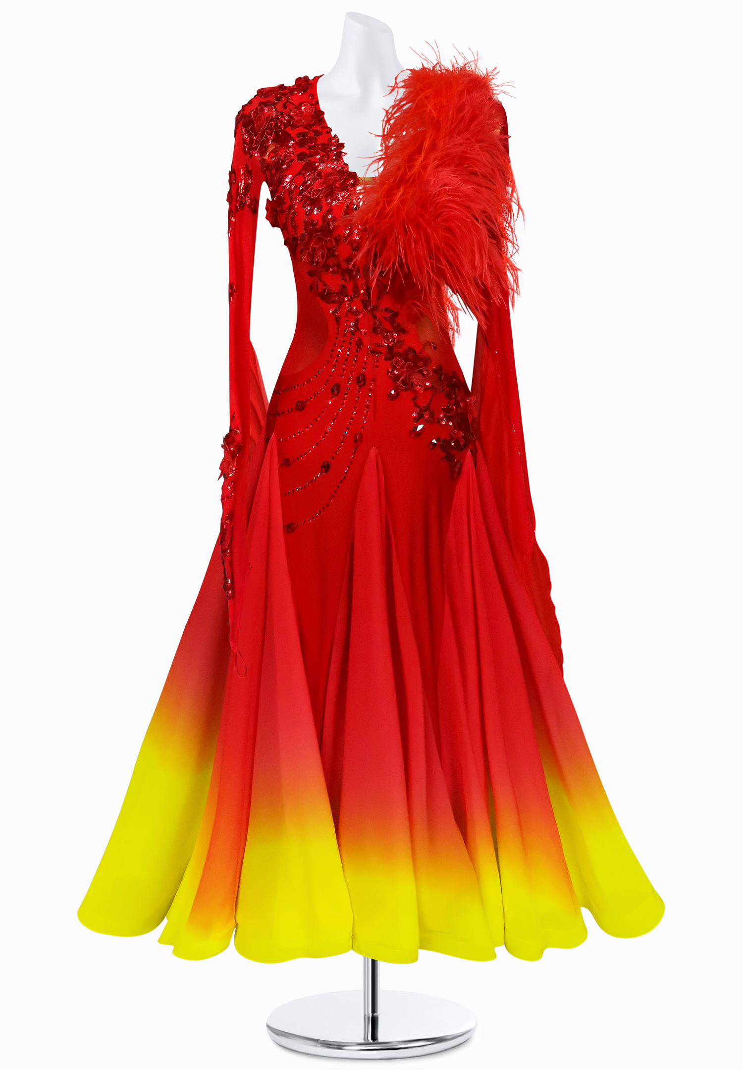 Dancing Flame Ballroom Gown AM-B3265