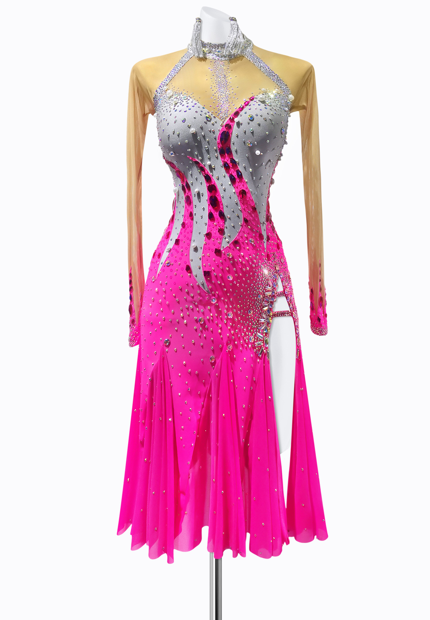 Dancing Pearl Latin Dress AM-L3417A