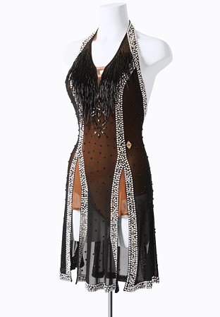 Daring Multi Split Latin Dress MFL0162