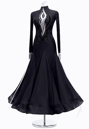 Dark Flame Ballroom Gown JT-B4118