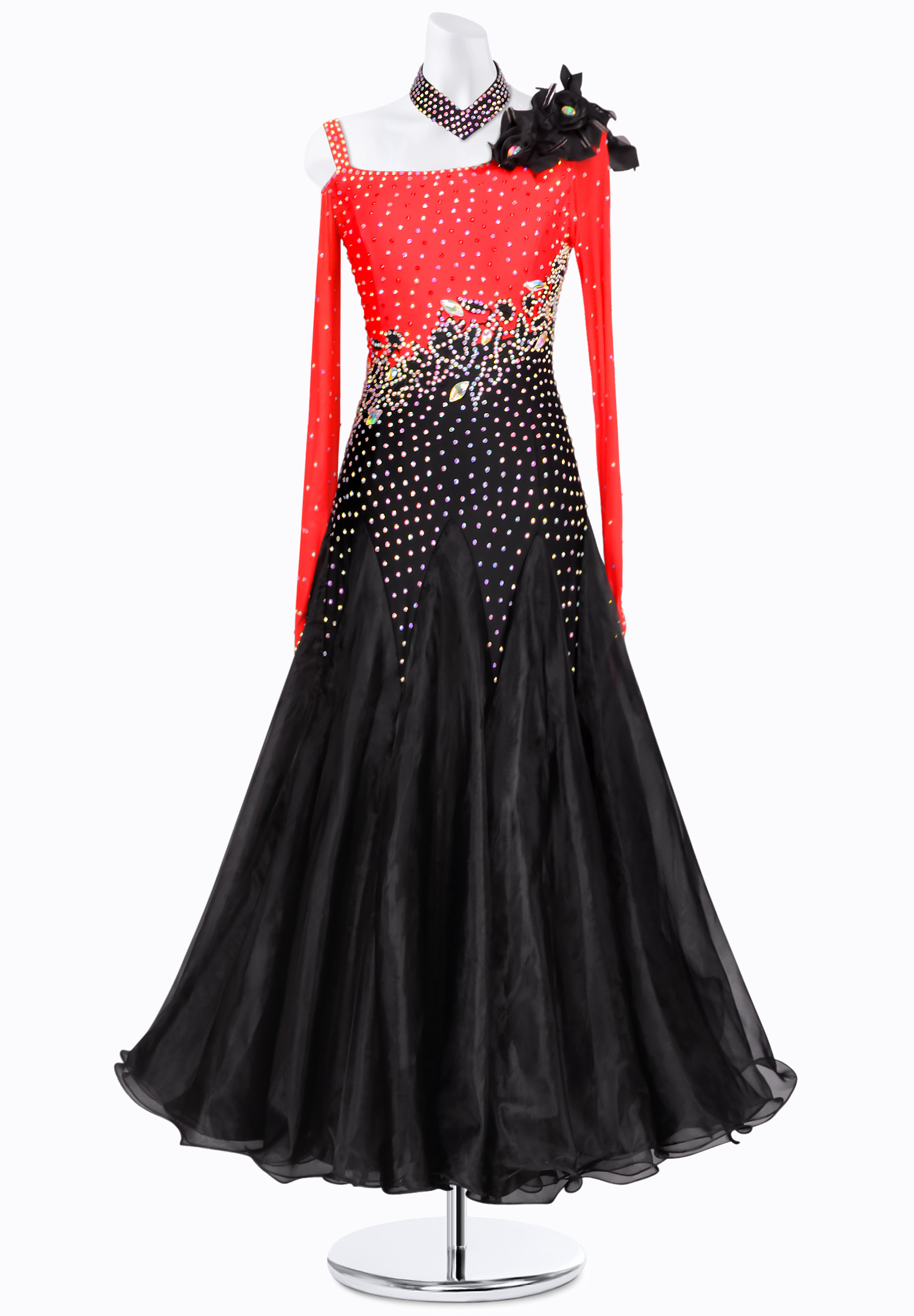 Dark Flower Ballroom Gown JT-B3443