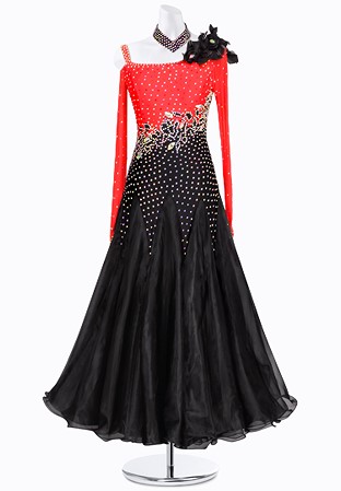 Dark Flower Ballroom Gown JT-B3443