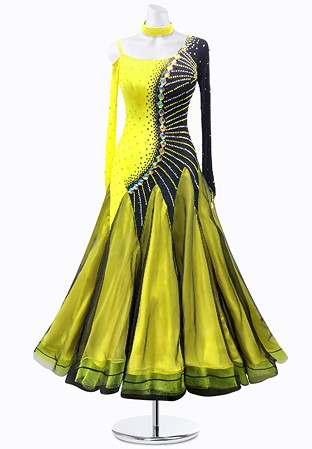 Dark Lightning Ballroom Gown JT-B3439