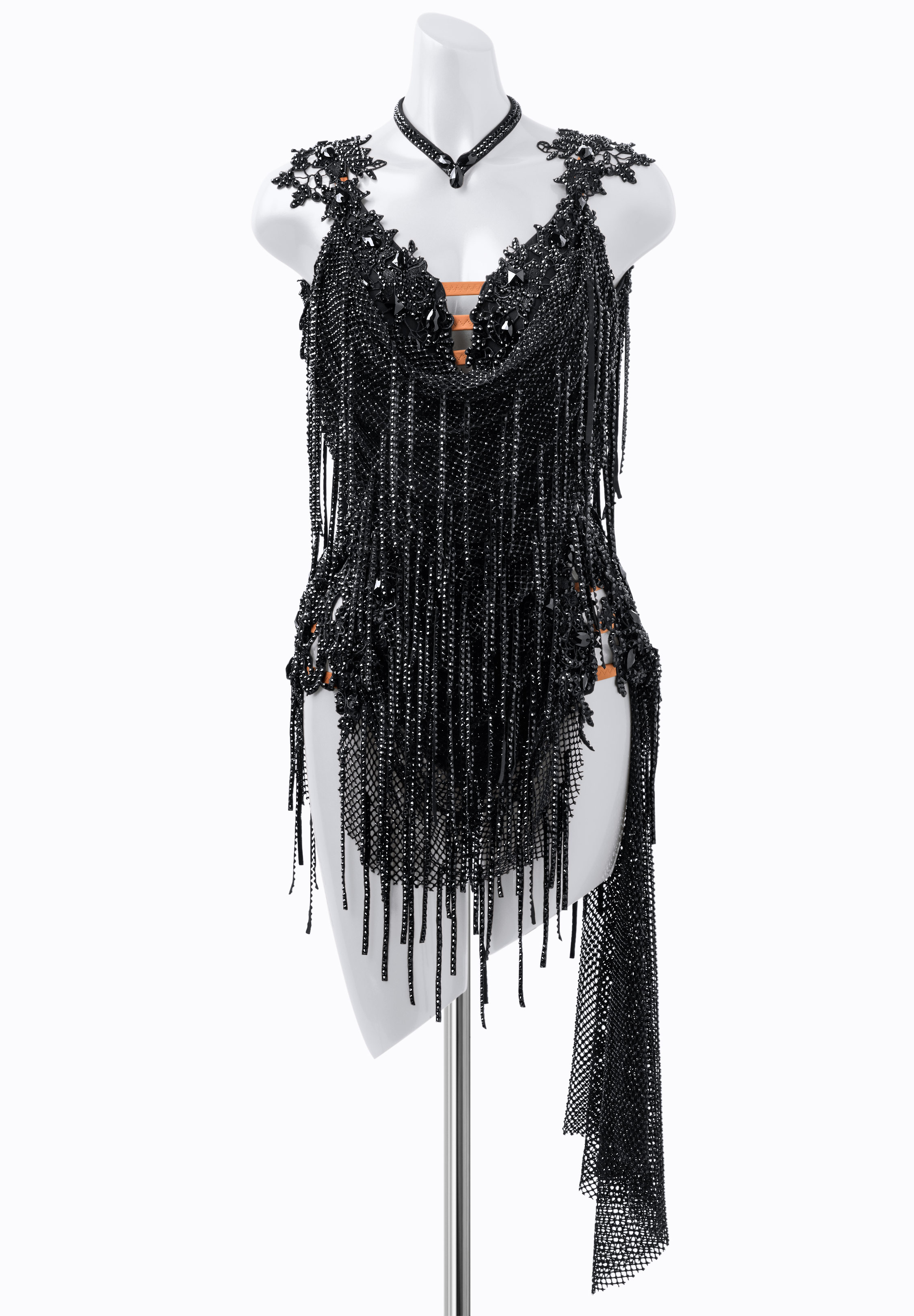 Dark Mesh Latin Dress PR-L215249