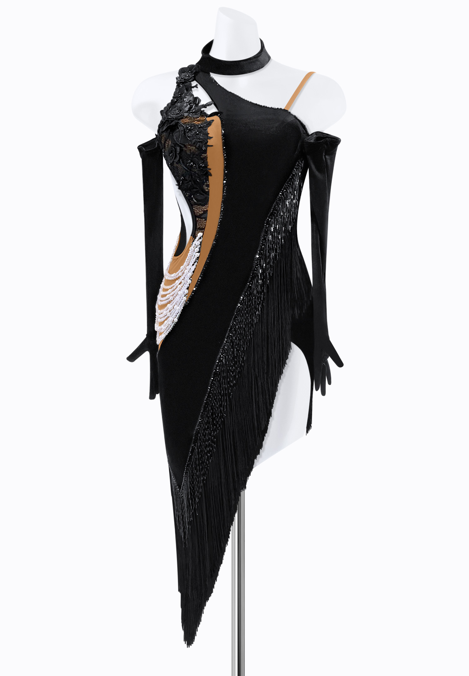 Dark Midnight Latin Dress PR-L225229